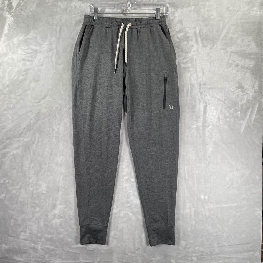 Vuori Pants men's Small 29x28 Sunday Performance Jogger Athletic Tapered Gray